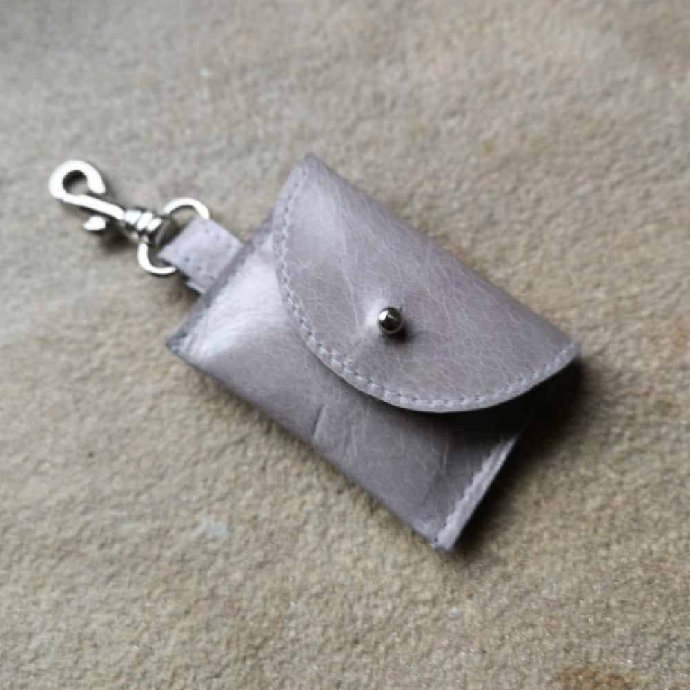 Tiny Leather Stud Pouches