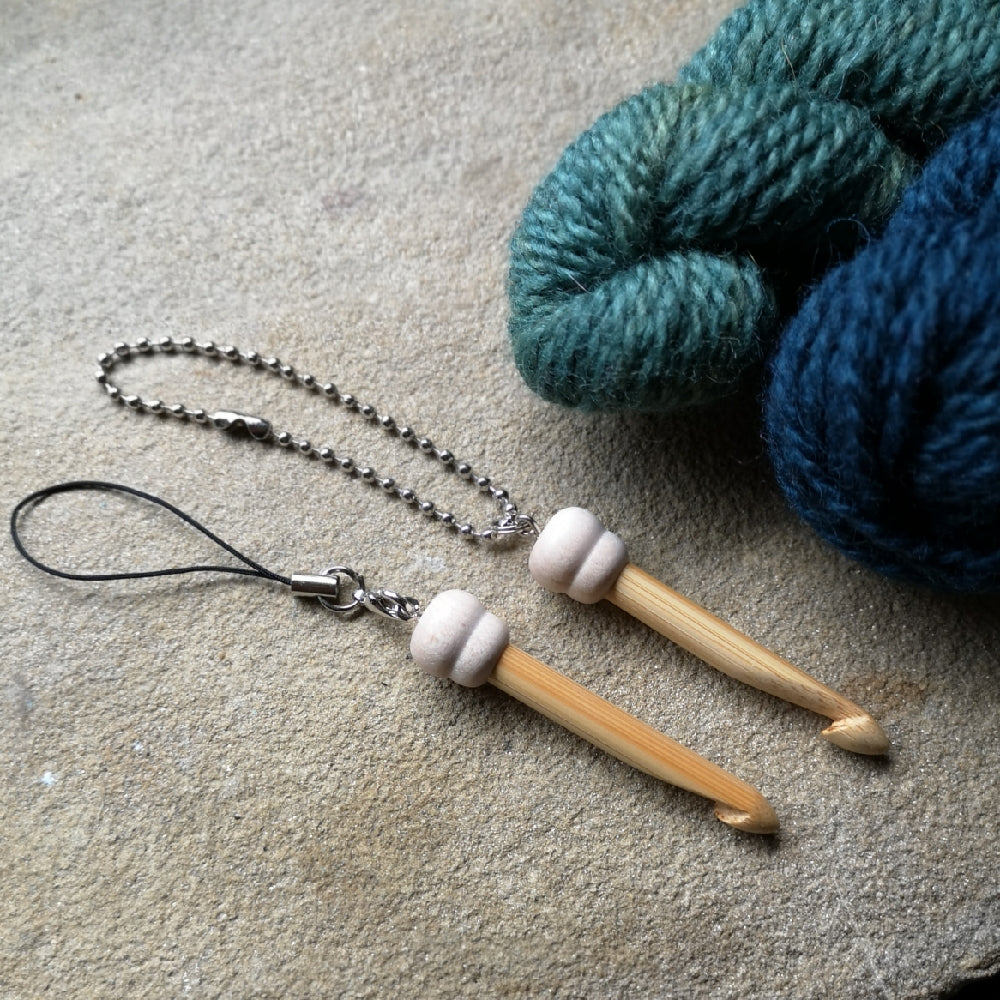 Seeknit Mini Crochet Hook Key Ring
