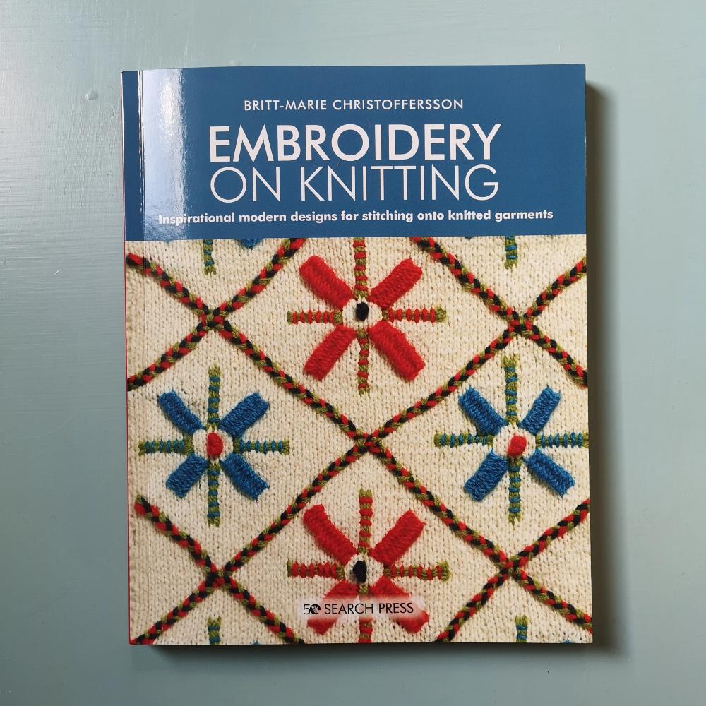 Embroidery on Knitting by Britt-Marie Christoffersson