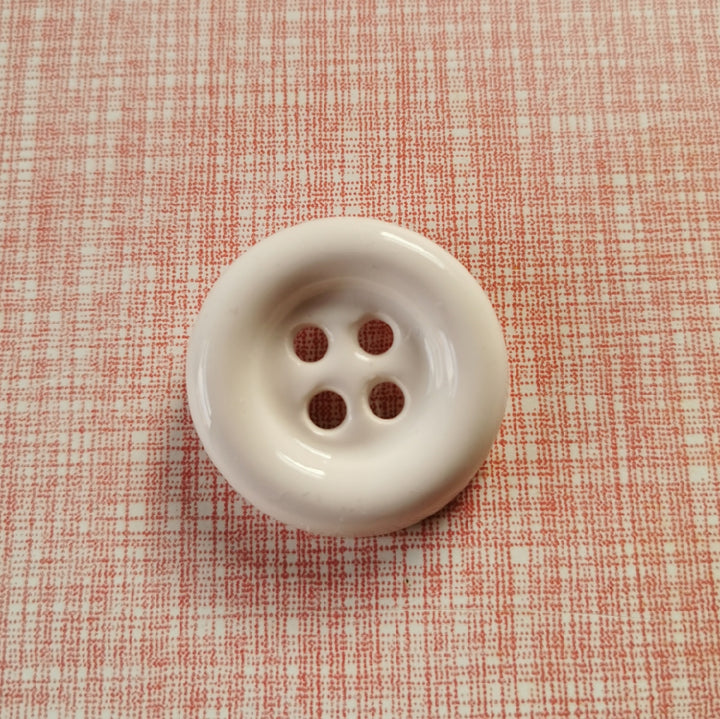 Baby Ceramic Button Brooch