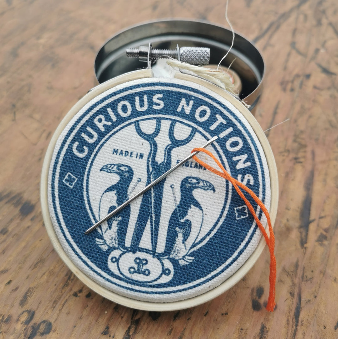 The Industrious Maker - Curious Notions magnetic storage tin
