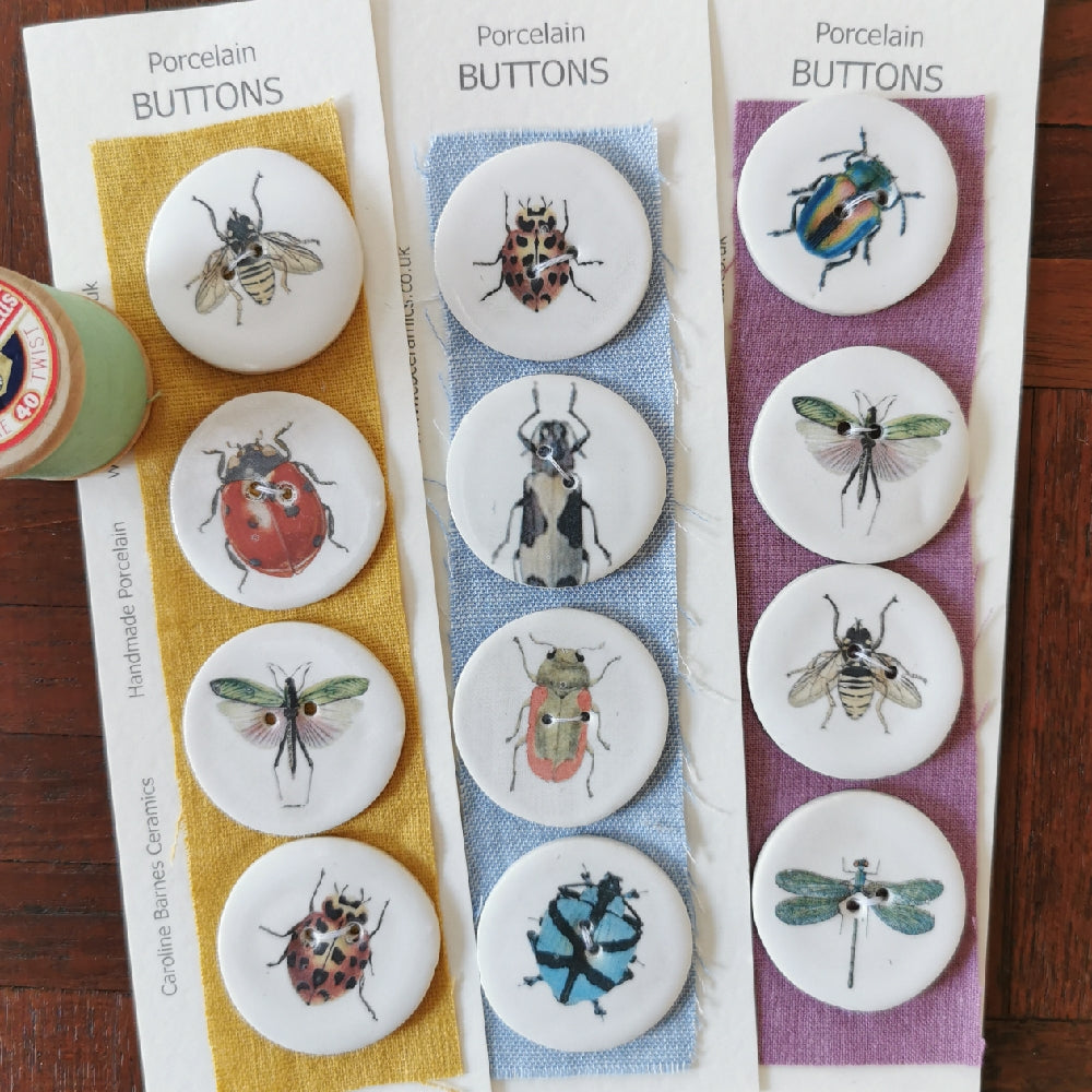 Ceramic Insect Button Sets – Beyond Measure