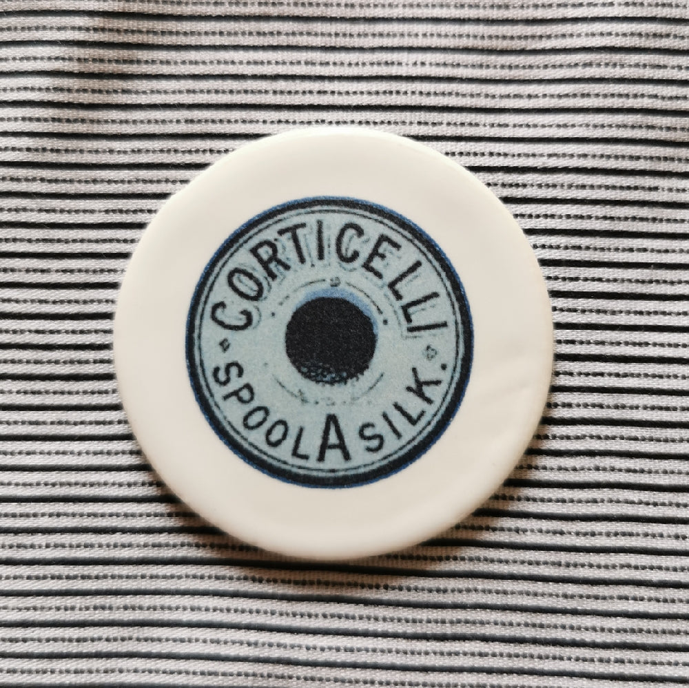 Ceramic Magnetic Needle Minder - botanical