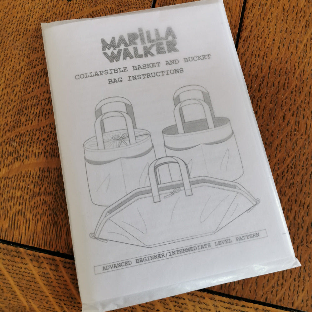 Marilla Walker Collapsible Basket and Bucket Bag Pattern