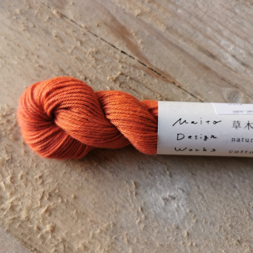 Maito plant dyed cotton thread - solid colours