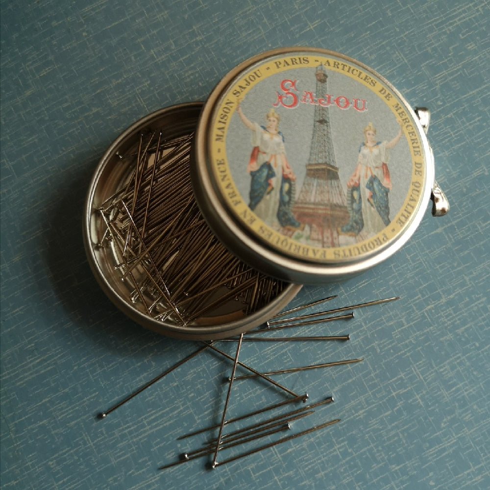 Sajou Tin With Steel Pins - Standard - Eiffel Tower tin