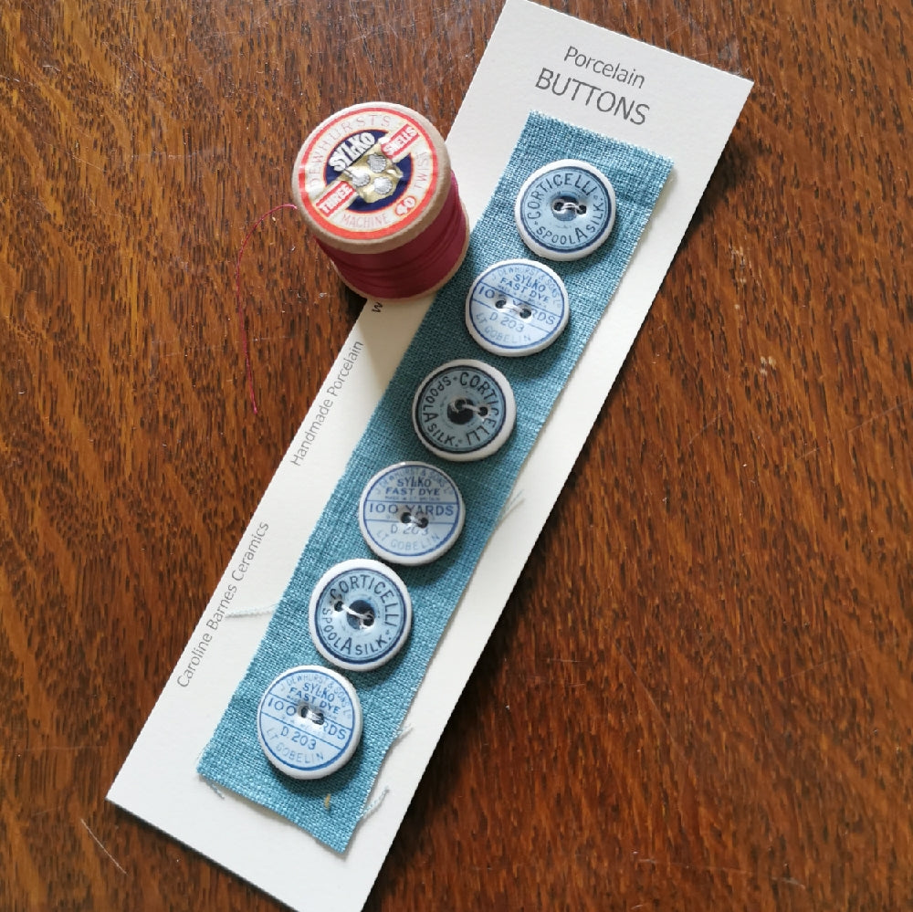 Ceramic Cotton Reel Button Sets