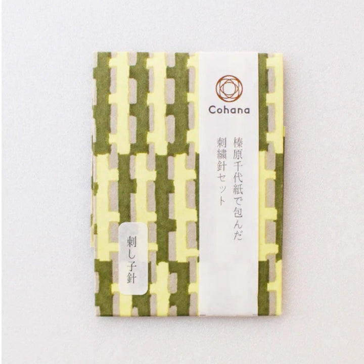 Cohana Needle Selection wrapped in Haibara Chiyogami