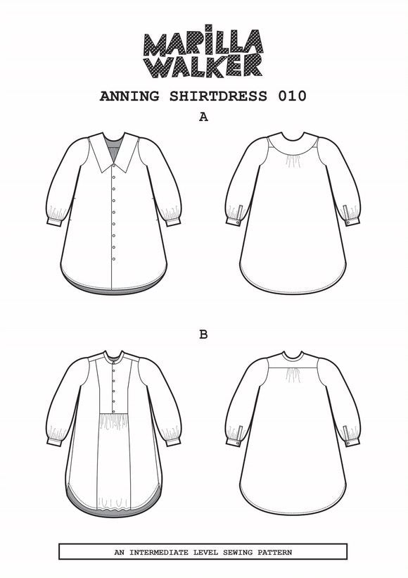 Marilla Walker Anning Shirtdress Pattern