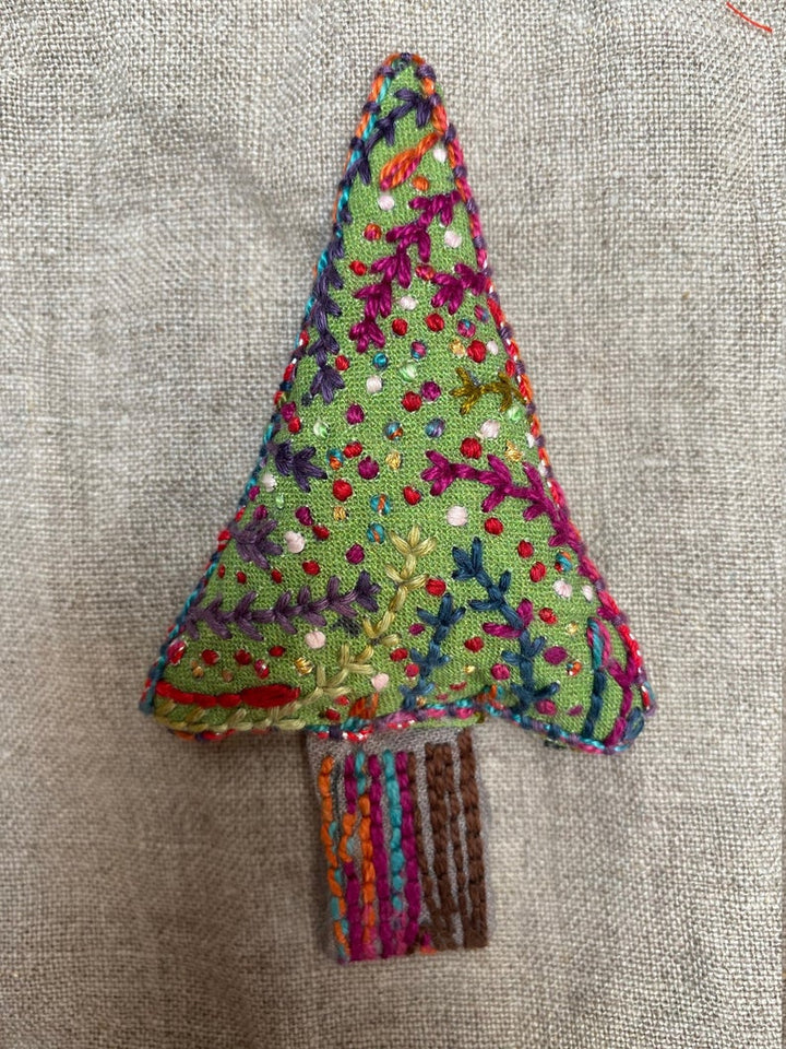 Dropcloth Sampler - Tree Ornament
