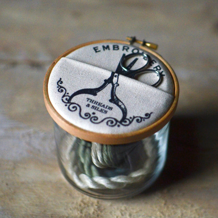 The Industrious Maker Embroidery Storage Jar