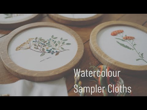 Dee Hardwicke Watercolour Sampler Cloths